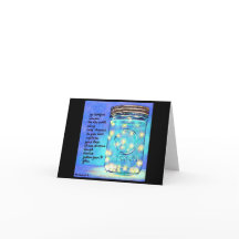 Vuurvliegjes in een pot Notecard ©MillwardStudios 