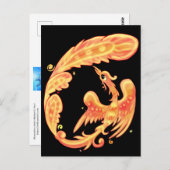 Vuurvogel Briefkaart (Voorkant / Achterkant)