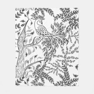 Vuurvogel Fleece Deken