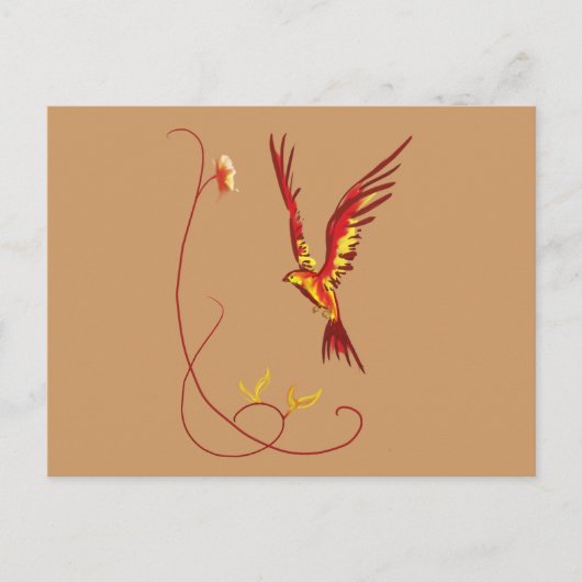 Vuurvogel (Little Phoenix) Briefkaart (Voorkant)