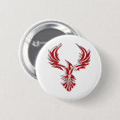 Vuurvogel - Phoenix Ronde Button 5,7 Cm (Voorkant /achterkant)