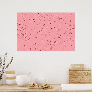 Vuurvonken bedekken je foto Blush Pink Poster