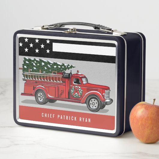  vuurvrachtwagen Amerikaanse vlag Thin Red Line (In situ)