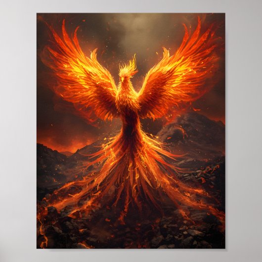 Vuurvreter Phoenix Poster (Voorkant)