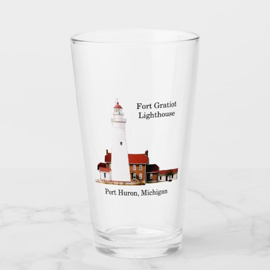 Vuurvuurtoren van Fort Gratiot Glas (Voorkant)