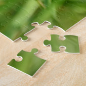 Vuurwantsen in groene natuur legpuzzel (Zijkant)