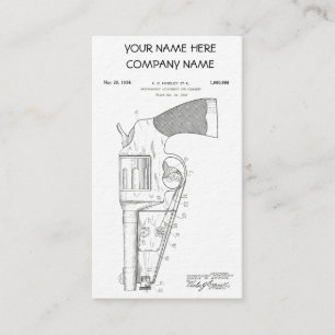 Vuurwapengehechtheid - circa 1934 visitekaartje