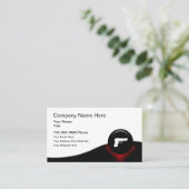 Vuurwapeninstructeur Modern Visitekaartje (Staand voorkant)