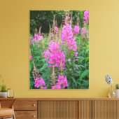 Vuurweed Canvas Afdruk (Insitu (Woonkamer))