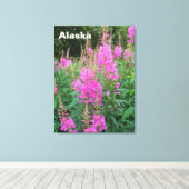 Vuurweed Canvas Afdruk (Insitu (Houten vloer))