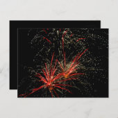 Vuurwerk 03 briefkaart (Voorkant / Achterkant)
