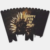 Vuurwerk 10 4 juli popcorn dozen bedankdoosjes (Ongevouwen)