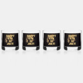 Vuurwerk 10 4 juli rotsen glazen set van 4 (Voorkant)