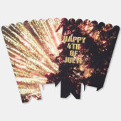 Vuurwerk 11 4 juli popcorn dozen bedankdoosjes (Ongevouwen)