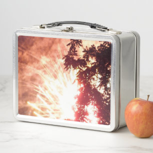 Vuurwerk 12 roestvrij lunchbox