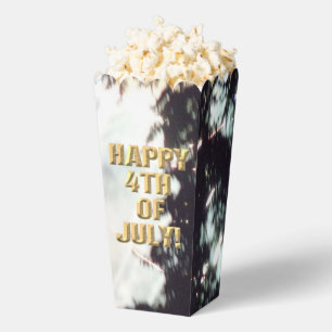 Vuurwerk 14 4 juli popcorn dozen bedankdoosjes