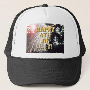 Vuurwerk 14 4th van juli trucker hoed pet