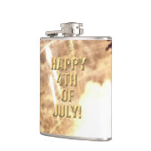 Vuurwerk 15 4th van juli gewikkeld kolf heupfles (Links)