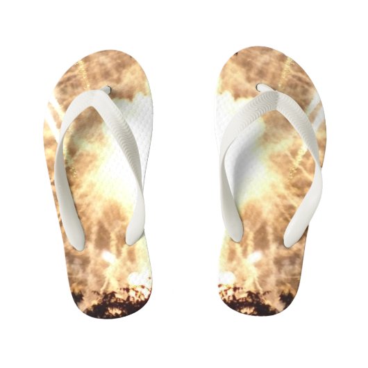 Vuurwerk 15 peuter teenslippers (Voetbed)