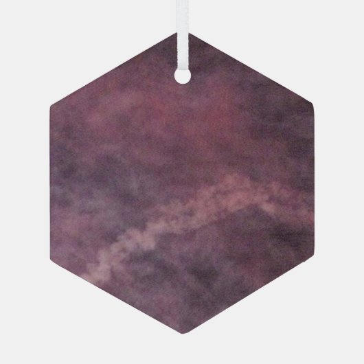 Vuurwerk 16 glas zeshoek ornament (Achterkant)