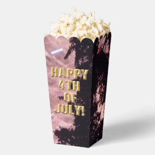 Vuurwerk 18 4 juli popcorn dozen bedankdoosjes