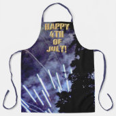 Vuurwerk 1 4 juli chef-schort schort (Voorkant)