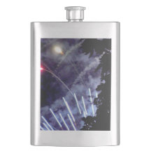 Vuurwerk 1 roestvrijstalen kolf