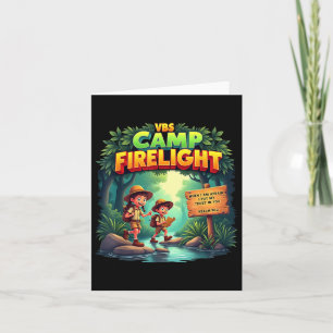 Vuurwerk 2025 VBS Camp Firelight Camp Vacation Bib Kaart