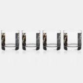 Vuurwerk 2 4 juli rotsen glazen set van 4 (Links)