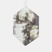 Vuurwerk 2 glas zeshoek ornament (Voorkant links)