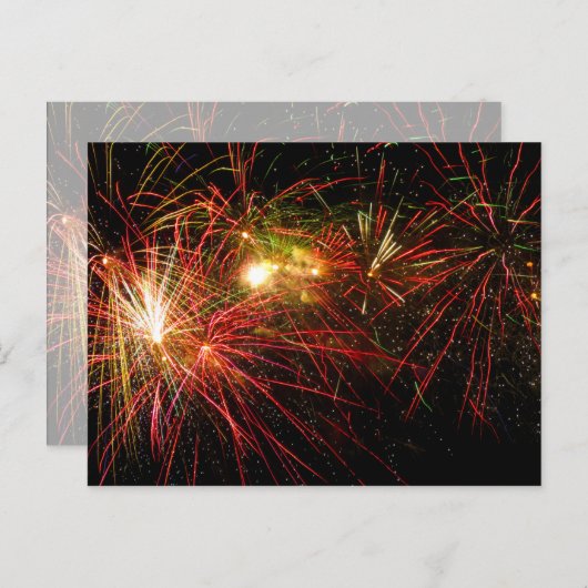 Vuurwerk 33 briefkaart (Voorkant / Achterkant)