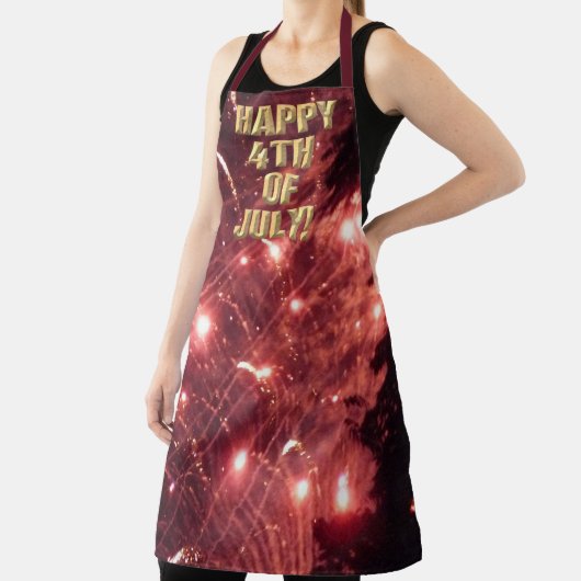 Vuurwerk 3 4 juli chef-schort schort (Insitu)