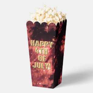 Vuurwerk 3 4 juli popcorn dozen bedankdoosjes