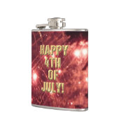 Vuurwerk 3 4th van Juli verpakte kolf Heupfles (Links)