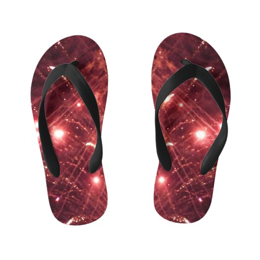 Vuurwerk 3 peuter teenslippers (Voetbed)