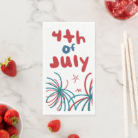 Vuurwerk 4 juli sterren BBQ Verjaardag