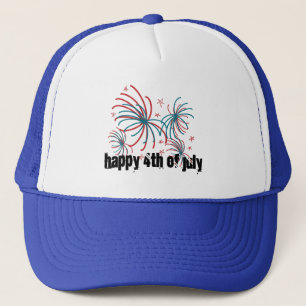Vuurwerk 4 juli sterren Doodles Trucker Pet