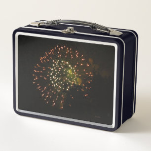 Vuurwerk 4 zwarte lunchbox