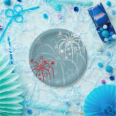 Vuurwerk 4e juli Bord papier (Feest)