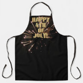 Vuurwerk 5 4 juli chef-schort schort (Voorkant)
