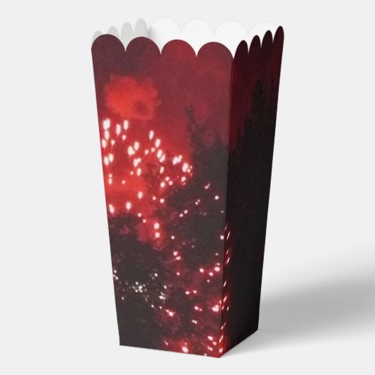 Vuurwerk 7 popcornboxen bedankdoosjes (Voorkant)