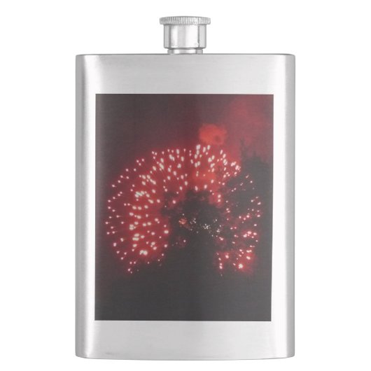 Vuurwerk 7 roestvrij stalen kolf flacon (Voorkant)