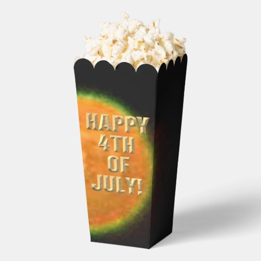 Vuurwerk 9 4 juli popcorn dozen bedankdoosjes (Popped)