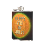 Vuurwerk 9 4th van Juli verpakte kolf Heupfles (Links)