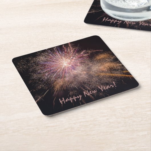 Vuurwerk aangepaste onderzetters (Schuin)
