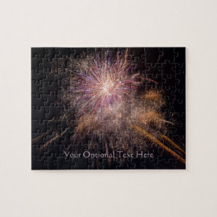 Vuurwerk aangepaste puzzel