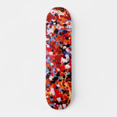 VUURWERK! (abstract kunstontwerp) ~ Skateboard (Voorkant)