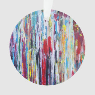 Vuurwerk Acryl Ornament