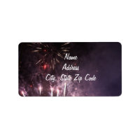 Vuurwerk Adresetiketten