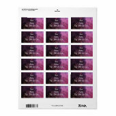 Vuurwerk Adresetiketten Etiket (Full Sheet)
